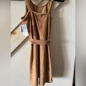 Abercrombie Kids Elegant Tan Corduroy Dress